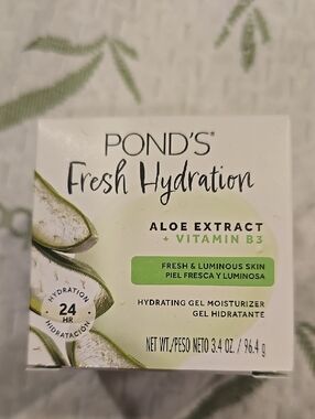 ❤️10/$10 New POND'S Fresh Hydration Aloe Extract Hydrating Gel Moisturizer